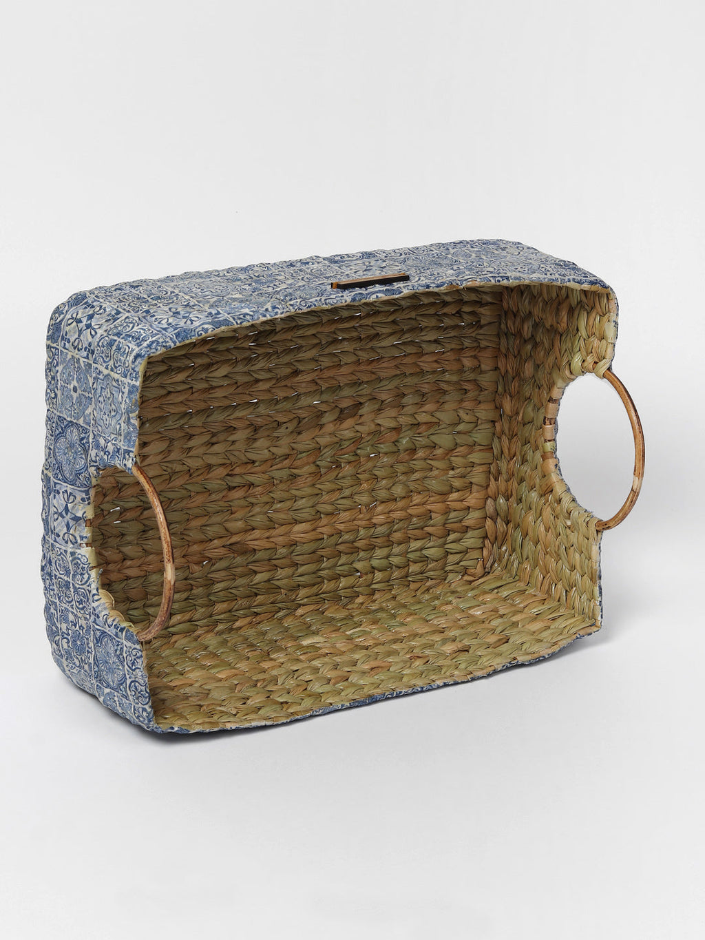 Seagrass Hamper Basket with Handles for Fruits and Home Organization