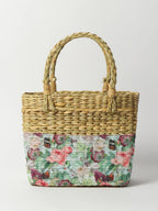 Handmade Seagrass Natural Tote Bag for Shopping, Travel & Daily Use