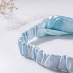 Mist Blue Satin Sleep Care Set of 4 Nestasia