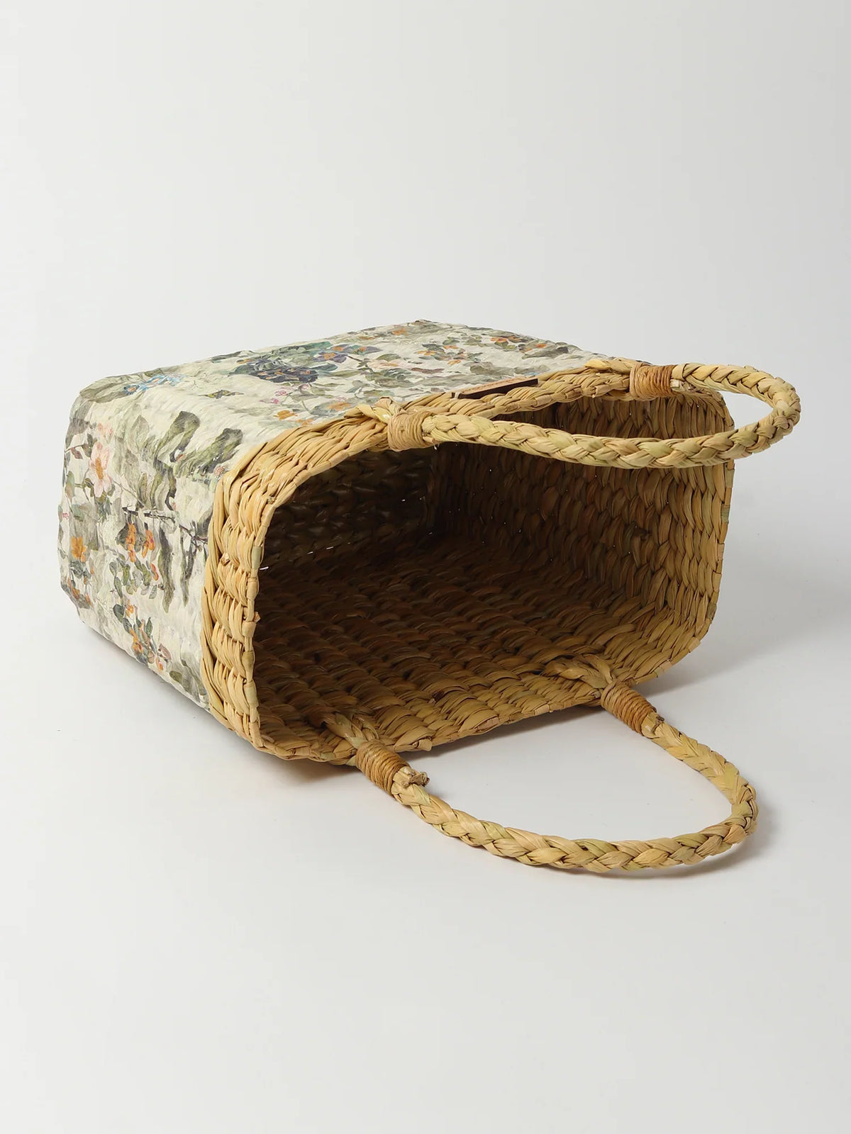 Handmade Seagrass Basket Bag for Shopping, Storage & Travel