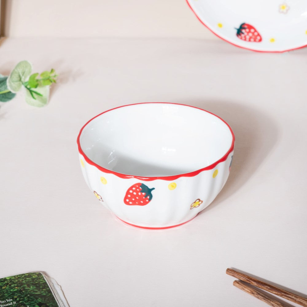 Strawberry 8 Piece Dinner Set For 2 Nestasia