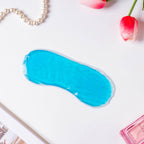 Plushy Peach Sleep Mask With Coolant Gel Nestasia
