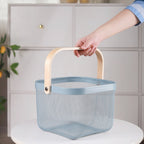 Metal Mesh Fruit Basket With Handle Nestasia