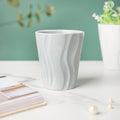 Nordic Grey Wavy Ceramic Planter Nestasia