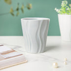 Nordic Grey Wavy Ceramic Planter Nestasia