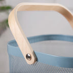 Metal Mesh Fruit Basket With Handle Nestasia