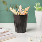 Nordic Black Textured Ceramic Planter Nestasia