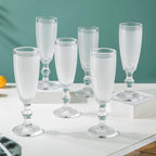 Mimosa Glass Transparent Set Of 6 150 ml Nestasia