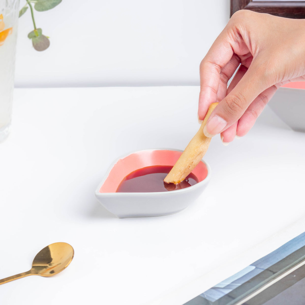 Dew Pink Dip Bowl 50 ml Nestasia