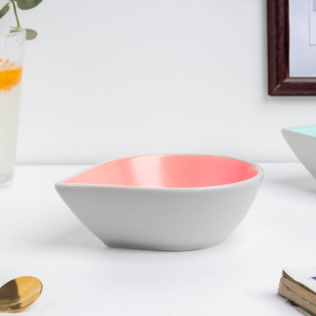 Dew Pink Snack Bowl 300 ml Nestasia
