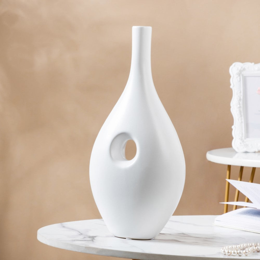 Nordic Hollow Vase White Nestasia