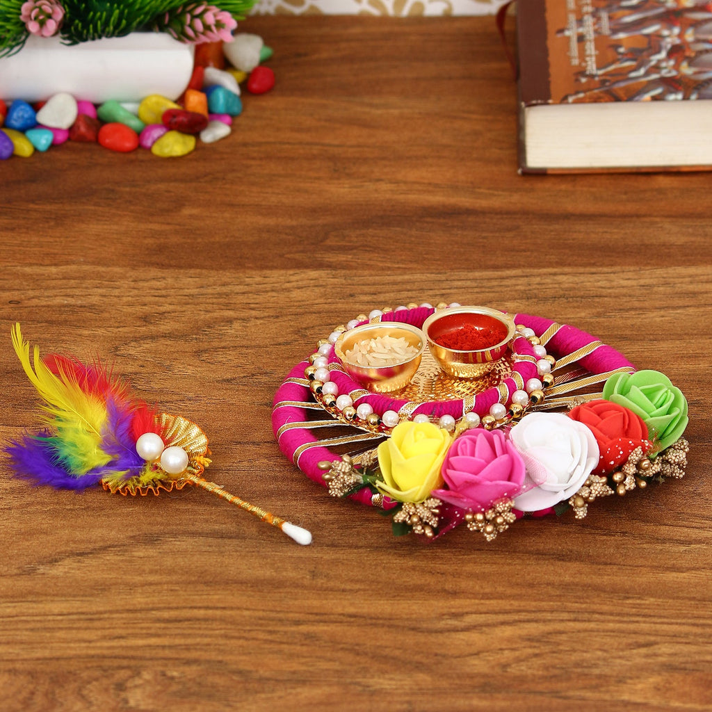 Handcrafted Decorative Roli Tikka Holder with designer stick Kafalo