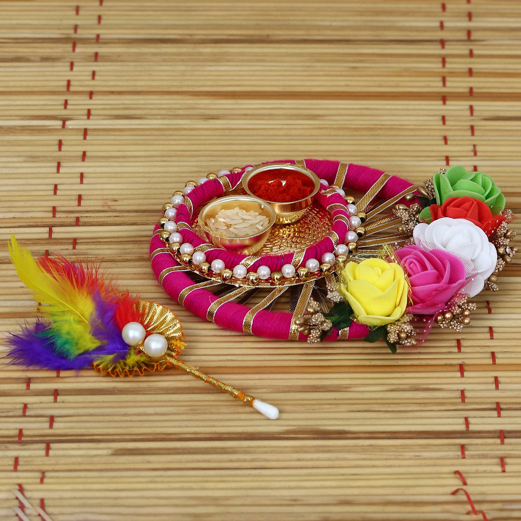 Handcrafted Decorative Roli Tikka Holder with designer stick Kafalo