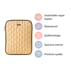 Handcrafted iPad Case Beige Nestasia