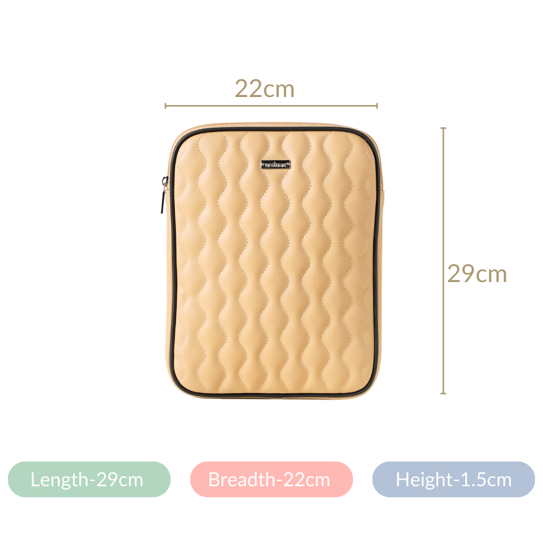 Handcrafted iPad Case Beige Nestasia