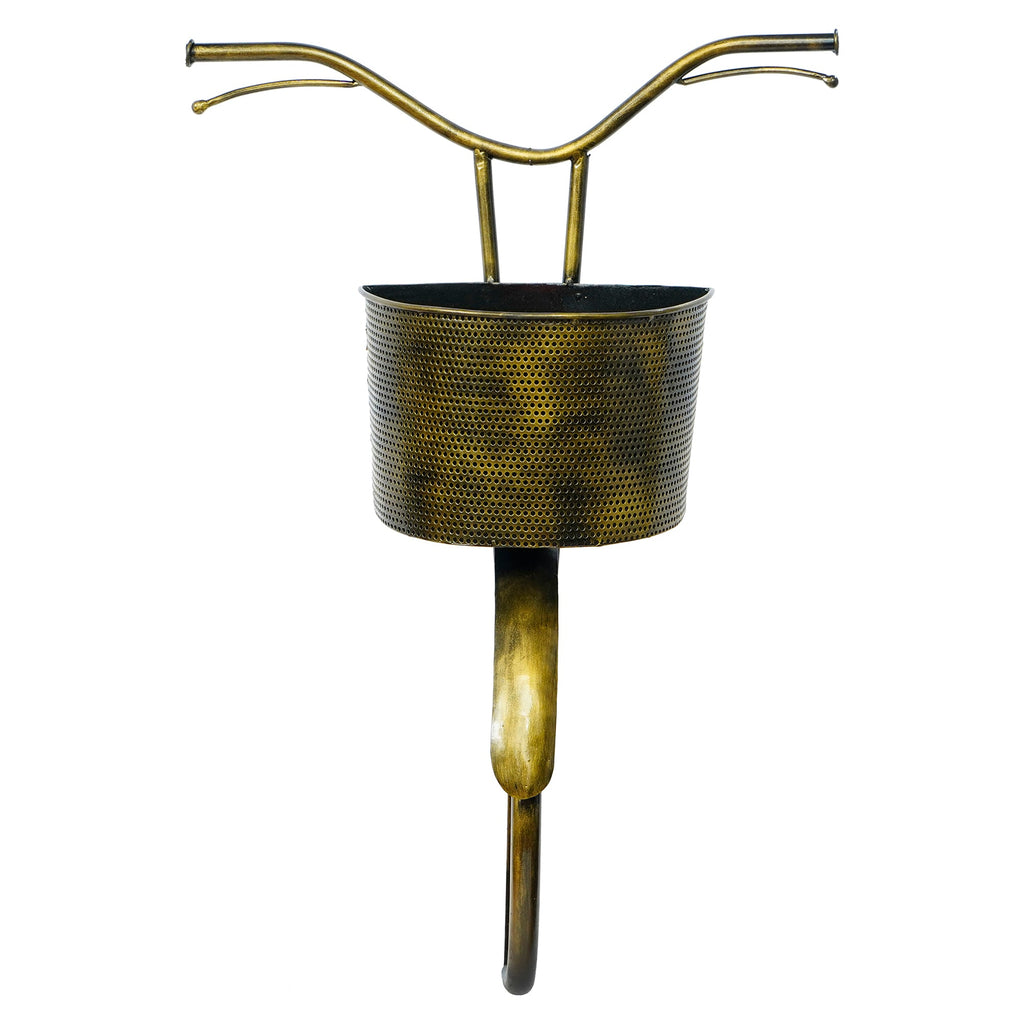 Multiutility Cycle Shape Iron Decorative Wall Hanging Kafalo
