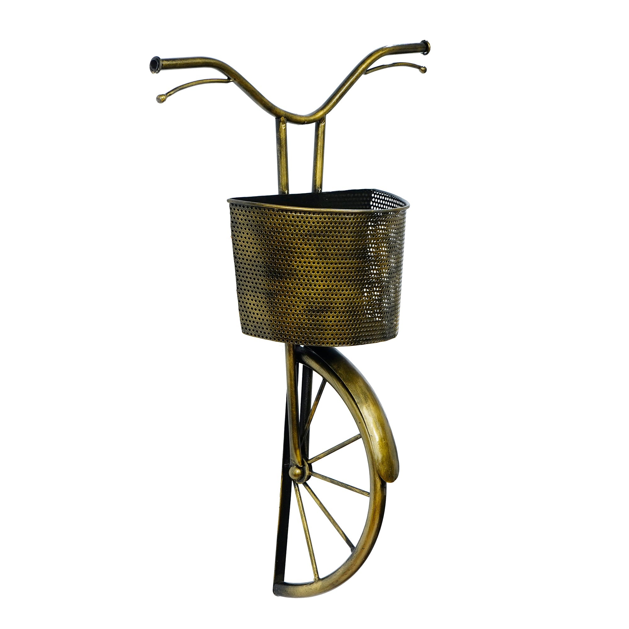 Multiutility Cycle Shape Iron Decorative Wall Hanging Kafalo