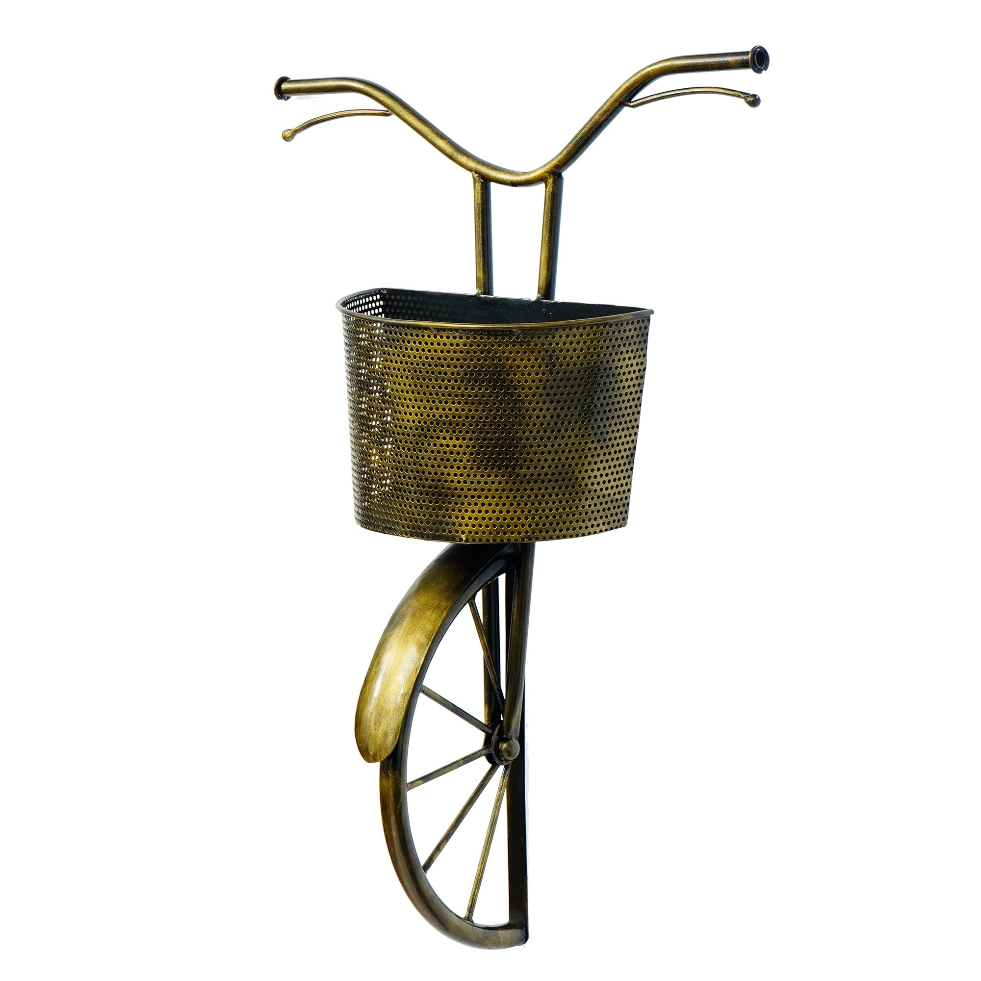 Multiutility Cycle Shape Iron Decorative Wall Hanging Kafalo