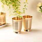 Brass Lining Glass Pair Vedansh Craft