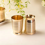 Brass Lining Glass Pair Vedansh Craft