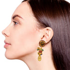 Imperial Grace Dangle Earrings Nestasia