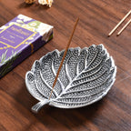 Leaf Incense Holder With Organic Lavender Incense Sticks Nestasia