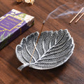 Leaf Incense Holder With Organic Lavender Incense Sticks Nestasia