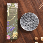 Circle Of Life Engraved Incense Holder With Lemon Grass Incense Sticks Nestasia