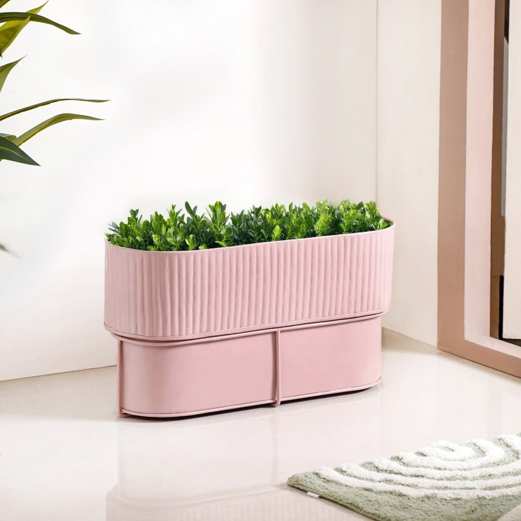 Box Planter With Stand Dusty Pink Nestasia