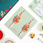 Infinite Floral Rakhi Gift Set Nestasia