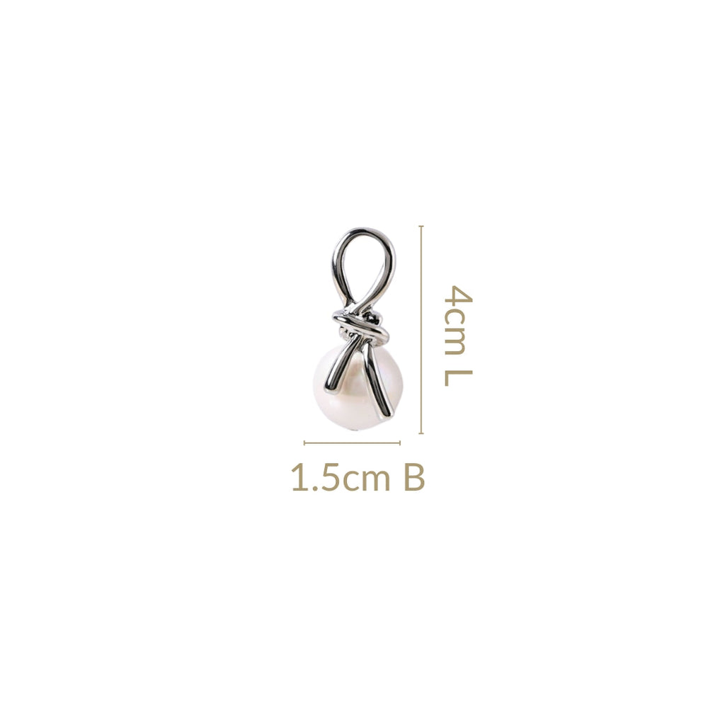 Infinite Promises Silver Drop Earrings Nestasia