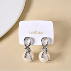 Infinite Promises Silver Drop Earrings Nestasia
