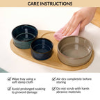 Stoneware Platter Set Of 5 Nestasia
