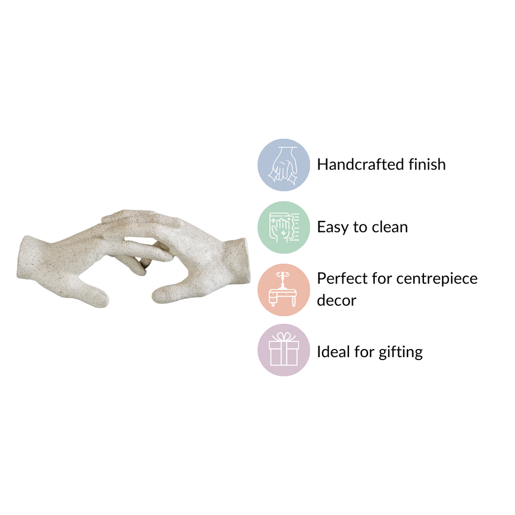 Intertwined Hand Statue Showpiece Nestasia
