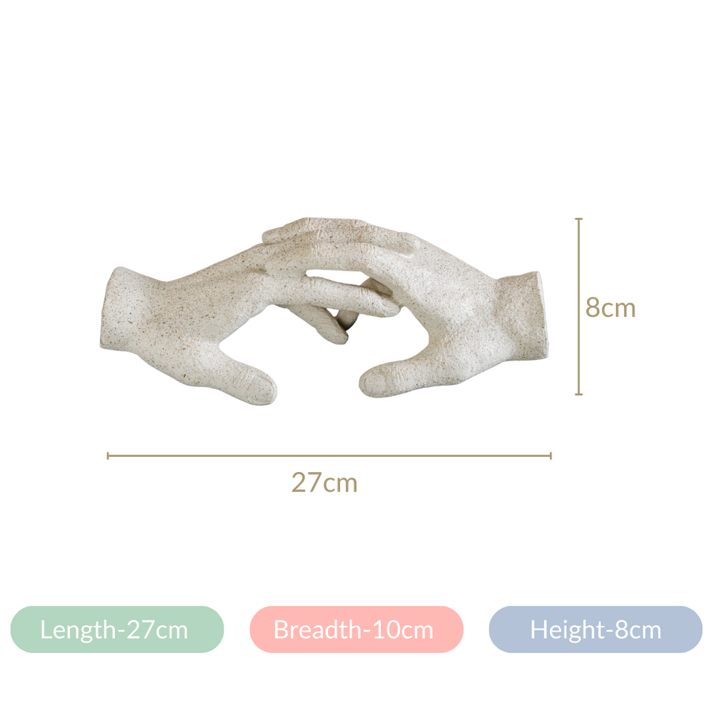Intertwined Hand Statue Showpiece Nestasia