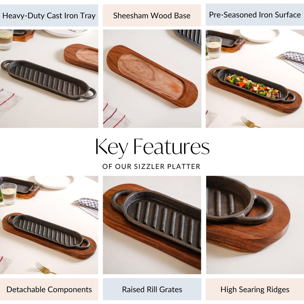 Iron Hotplate Sizzler Set Nestasia