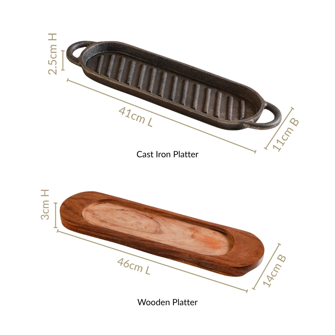 Iron Hotplate Sizzler Set Nestasia