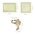 Isabelle Table Linen Gift Hamper Box With Set Of 6 Mats Napkins And Rings Nestasia