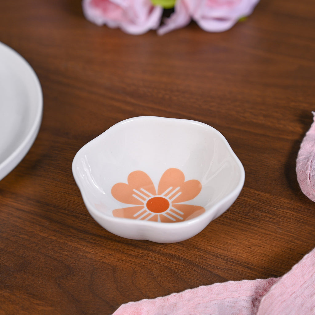Flower Leaf Snack Platter Set Nestasia