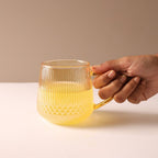 Classic Glass Tea Set of 5- Amber Nestasia
