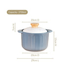 Homebrew Ceramic Stock Cooking Pot 3700ml Nestasia