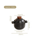 Claymist Chinese Style Ceramic Cooking Pot 1700ml Nestasia