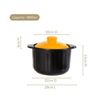 Ceramic Braising Cookpot 3800ml Nestasia