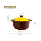 Limonelle Ceramic Cookware With Lid 3300ml Nestasia