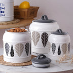 Airtight Jars Black And White Nestasia