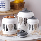 Airtight Jars Black And White Nestasia