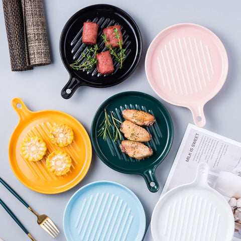 Round Grill Plates Nestasia