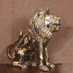 Brass Lion Statue (22 Inch) Vedansh Craft