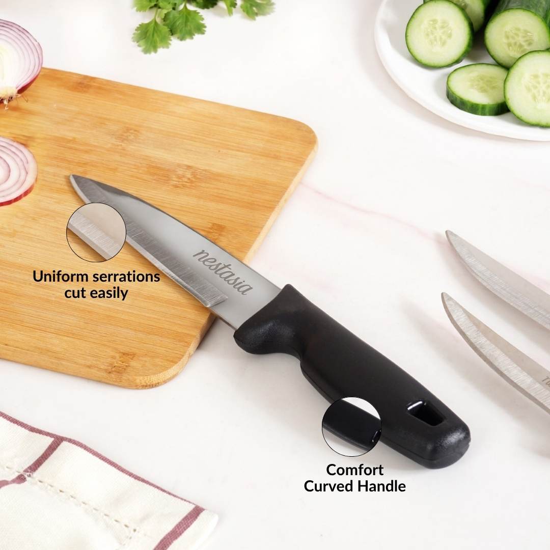 Kitchen Knife Set Of 3 Nestasia