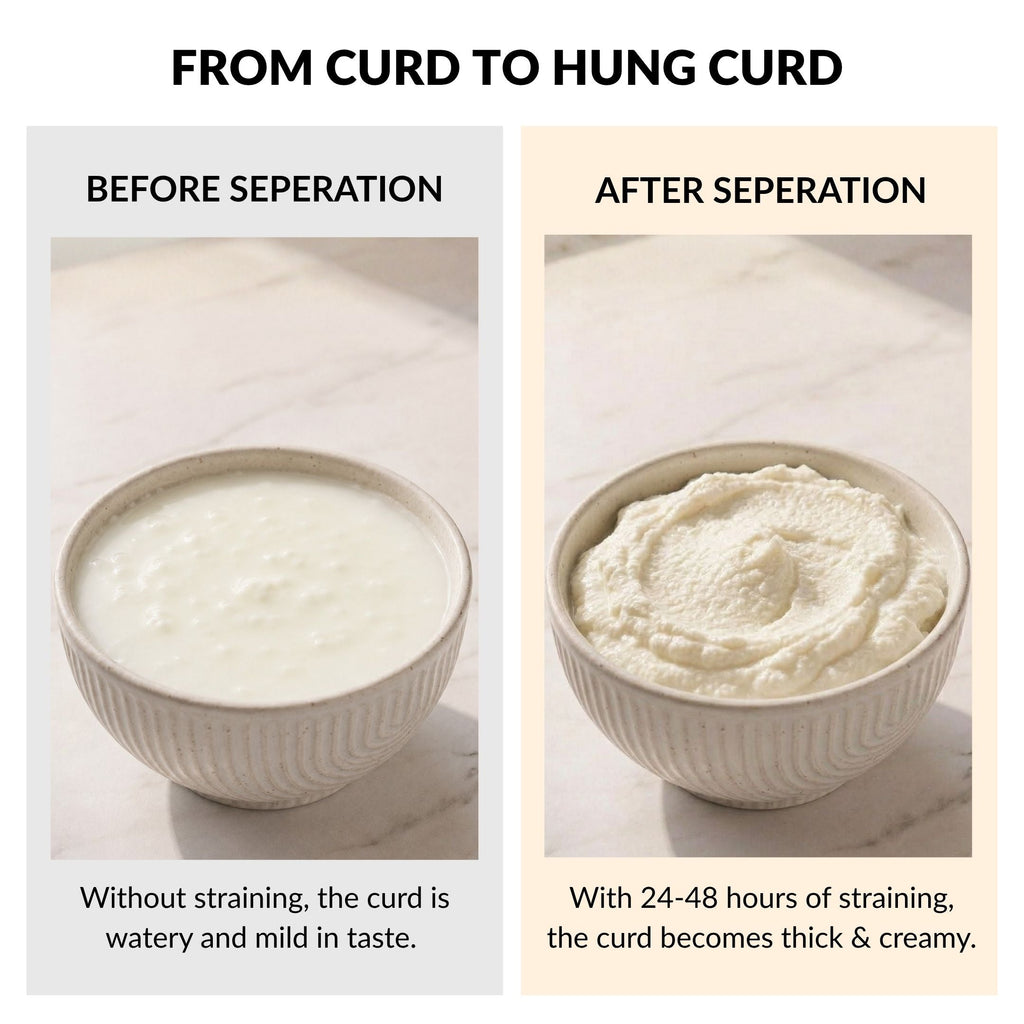Stainless Steel Curd Strainer 1000ml Nestasia